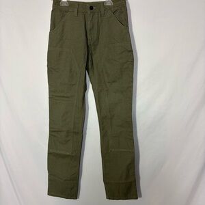 Patagonia Women’s Hemp Blend Utility Work Pants Size 0 Olive Green